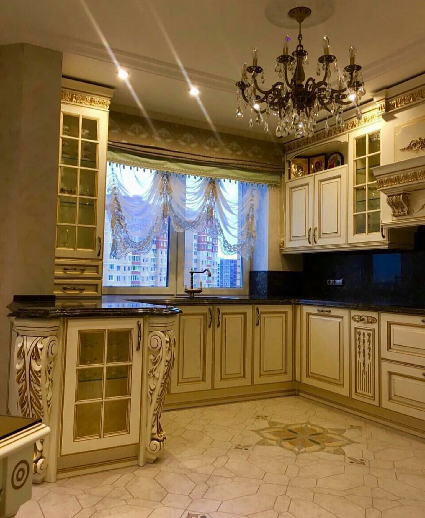 Итальянские шторы на кухню заказать в Москве elluxury.ru