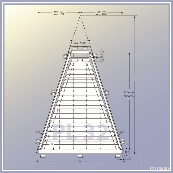 Шторы - плиссе для треугольных окон