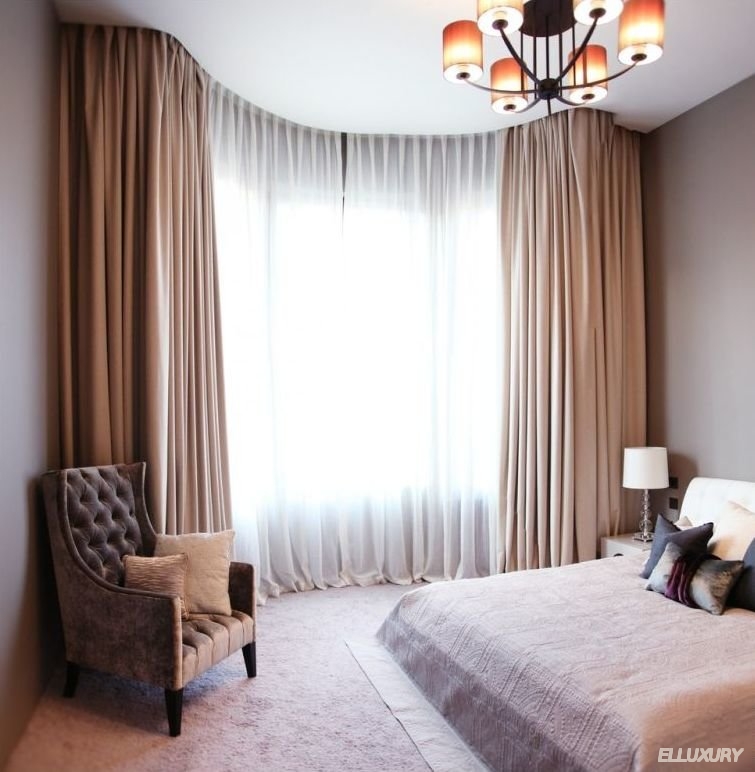 Заказать красивые шторы для спальни в Митино elluxury.ru